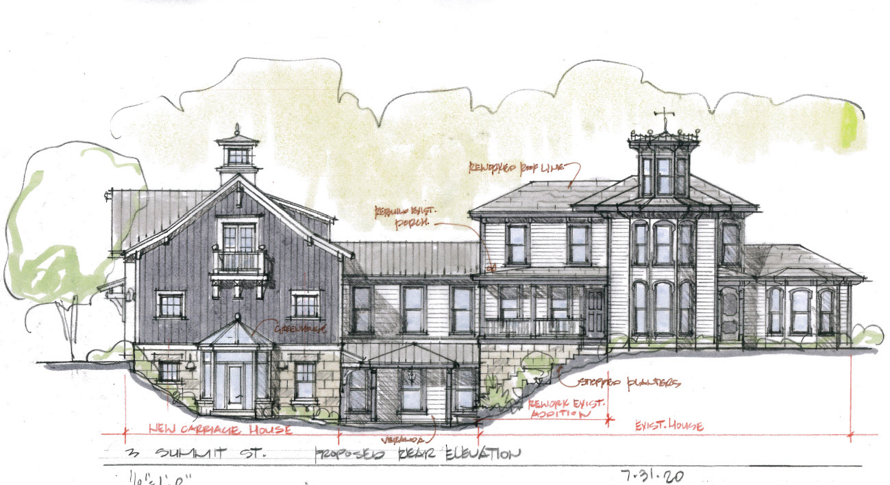 Architectural Elevation of Cleveland Remodel