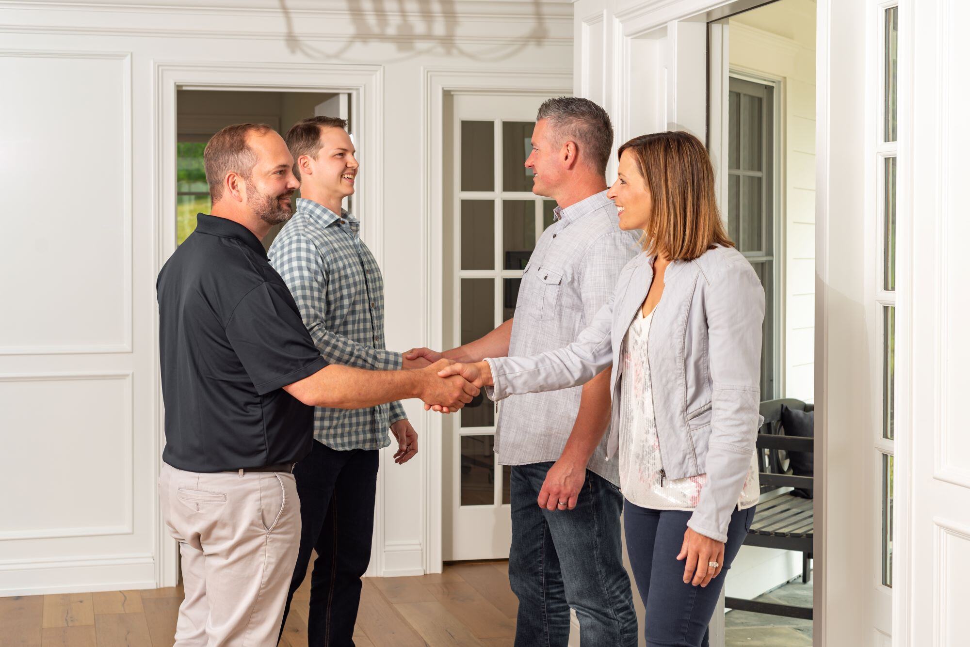 Payne and Tompkins Team Meeting with Homeowners