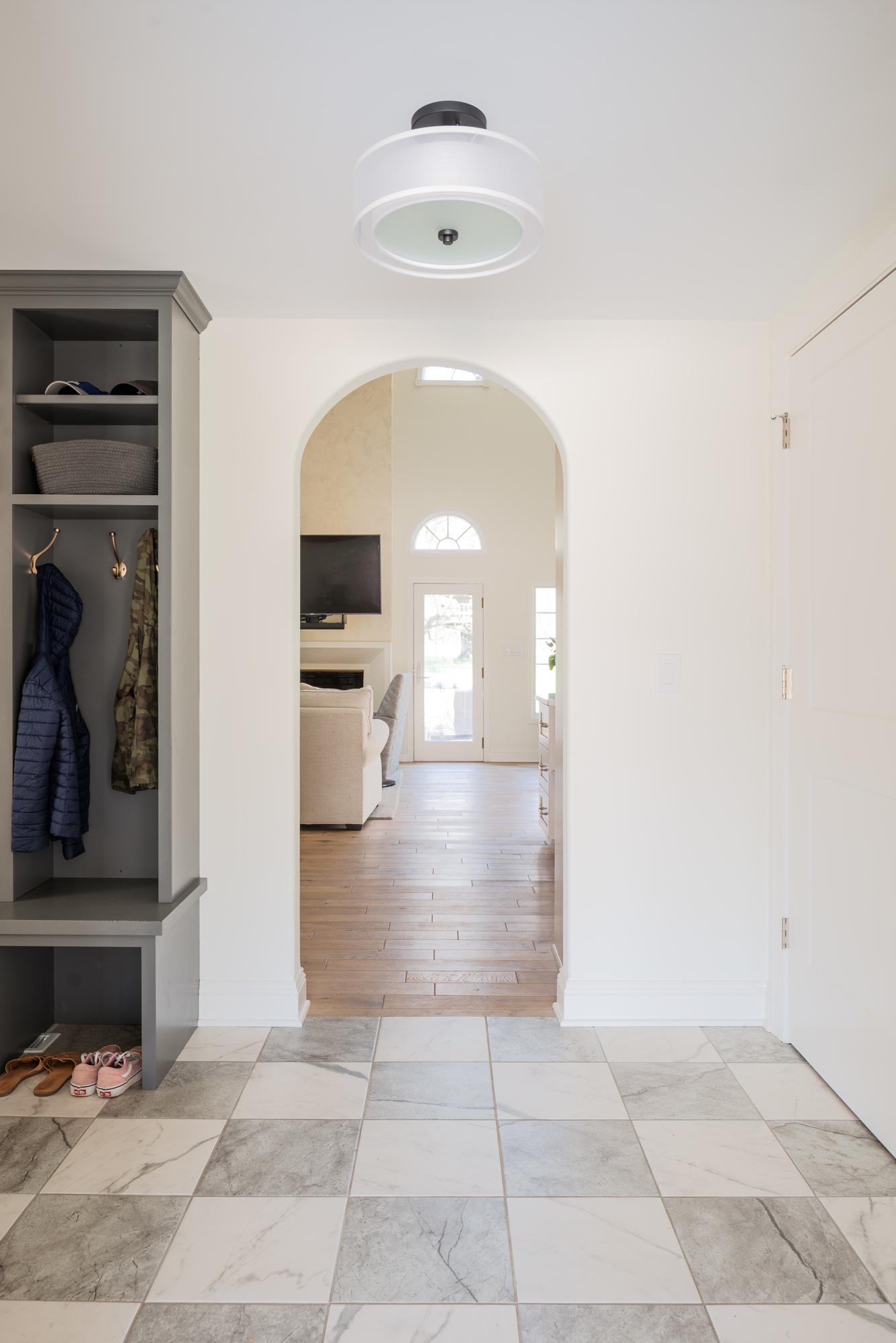 Meadow Hill Lane mudroom